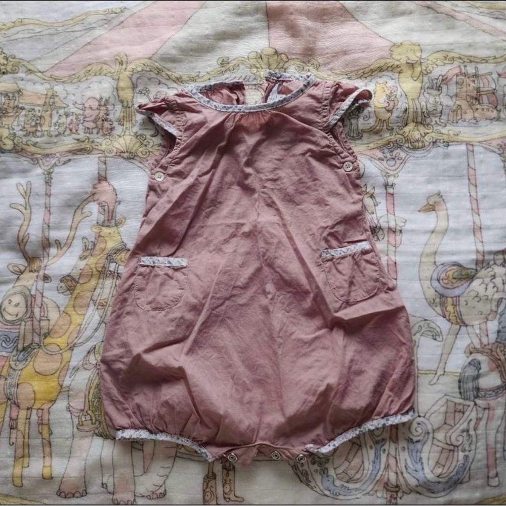 Petite Lucette Parise Baby Romper
